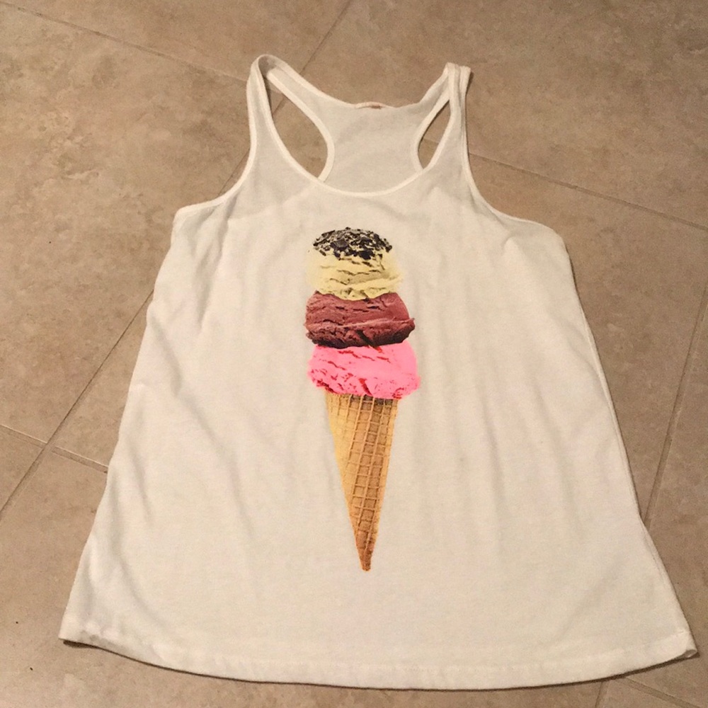 White tank top
